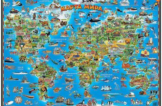 Карта с детской картой