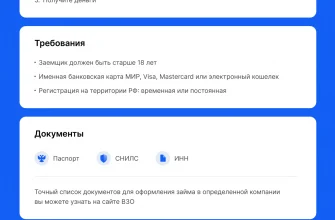 Получить займ без подтверждения места работы быстро и просто