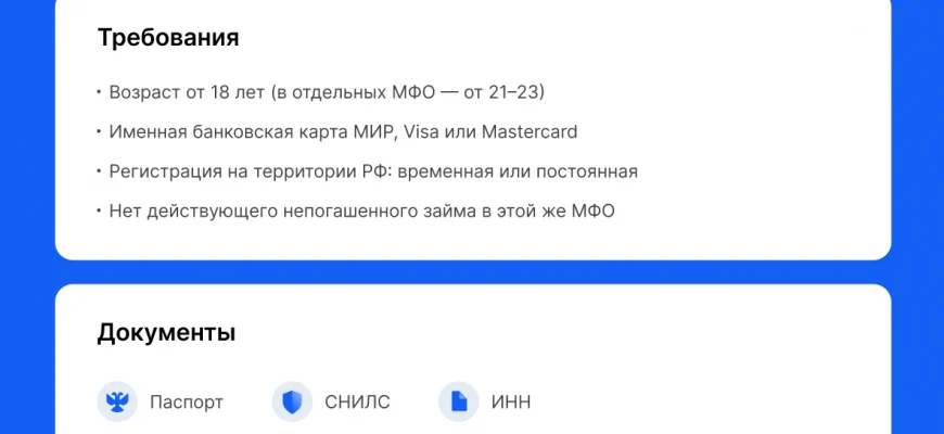 Получите онлайн займ без отказа и сложных условий проверки заявки