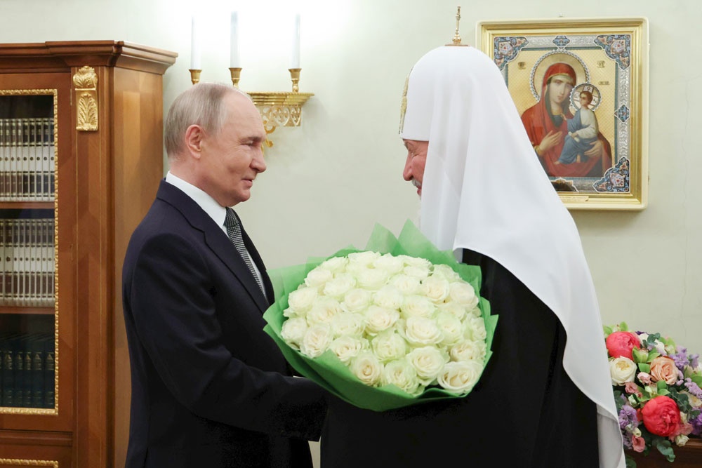 Путин поздравил патриарха Кирилла с днем тезоименитства - Российская газета